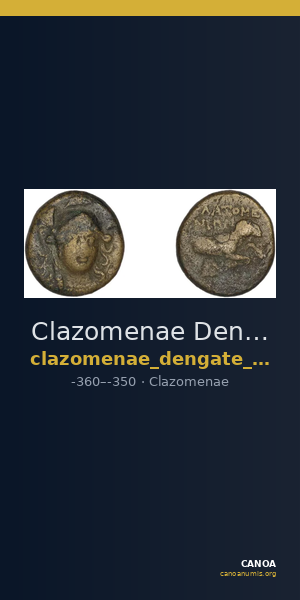 Clazomenae Dengate 1967 IIIR — CANOA
