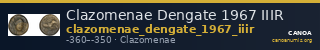 Clazomenae Dengate 1967 IIIR — CANOA