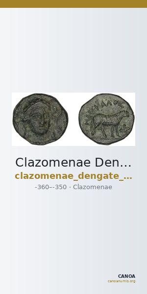 Clazomenae Dengate 1967 IIIT — CANOA