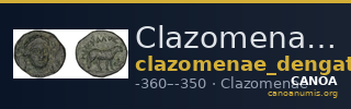 Clazomenae Dengate 1967 IIIT — CANOA