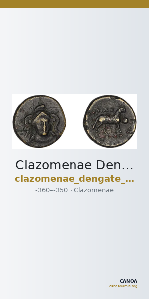 Clazomenae Dengate 1967 IIIU — CANOA