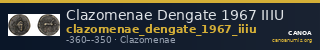 Clazomenae Dengate 1967 IIIU — CANOA