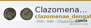 Clazomenae Dengate 1967 IIIW — CANOA