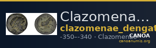 Clazomenae Dengate 1967 IIIW — CANOA