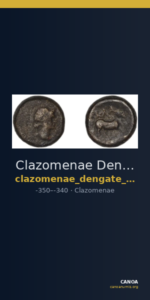 Clazomenae Dengate 1967 IIIY — CANOA