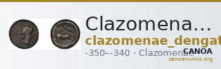 Clazomenae Dengate 1967 IIIY — CANOA