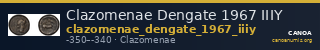 Clazomenae Dengate 1967 IIIY — CANOA