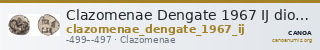Clazomenae Dengate 1967 IJ diobols — CANOA