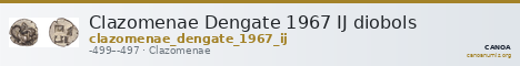 Clazomenae Dengate 1967 IJ diobols — CANOA