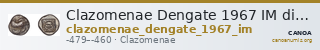 Clazomenae Dengate 1967 IM diobols — CANOA