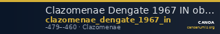 Clazomenae Dengate 1967 IN obols — CANOA