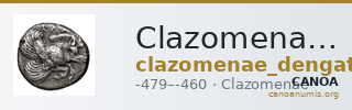 Clazomenae Dengate 1967 IO obols — CANOA