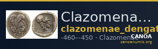 Clazomenae Dengate 1967 IQ Attic diobols — CANOA