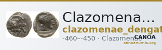 Clazomenae Dengate 1967 IR Attic obols — CANOA