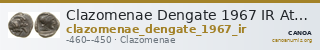 Clazomenae Dengate 1967 IR Attic obols — CANOA