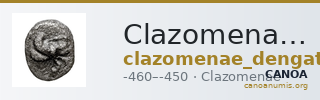 Clazomenae Dengate 1967 IT Attic hemiobols — CANOA