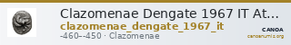 Clazomenae Dengate 1967 IT Attic hemiobols — CANOA