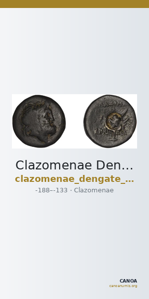 Clazomenae Dengate 1967 IVA — CANOA