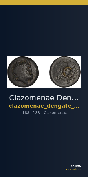 Clazomenae Dengate 1967 IVA — CANOA