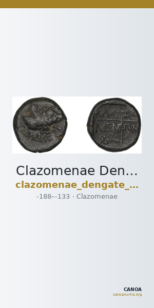 Clazomenae Dengate 1967 IVB — CANOA