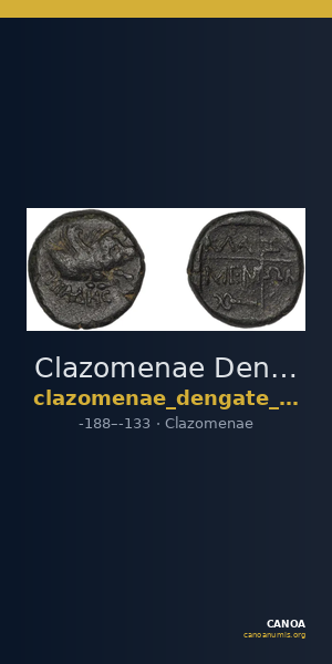Clazomenae Dengate 1967 IVB — CANOA
