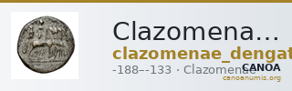 Clazomenae Dengate 1967 IVC-E — CANOA