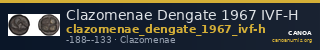 Clazomenae Dengate 1967 IVF-H — CANOA