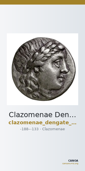 Clazomenae Dengate 1967 IVI — CANOA