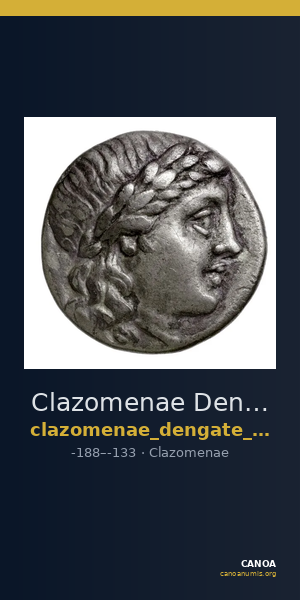 Clazomenae Dengate 1967 IVI — CANOA