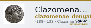 Clazomenae Dengate 1967 IVI — CANOA