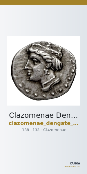 Clazomenae Dengate 1967 IVJ — CANOA