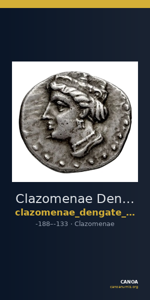 Clazomenae Dengate 1967 IVJ — CANOA