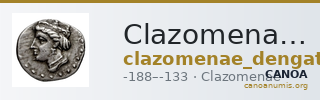 Clazomenae Dengate 1967 IVJ — CANOA