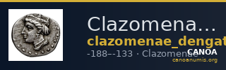 Clazomenae Dengate 1967 IVJ — CANOA