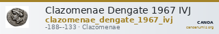 Clazomenae Dengate 1967 IVJ — CANOA