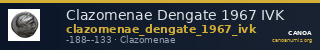 Clazomenae Dengate 1967 IVK — CANOA