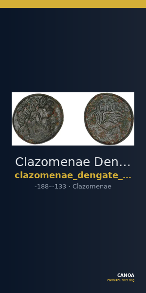 Clazomenae Dengate 1967 IVM — CANOA