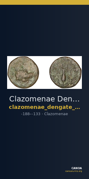 Clazomenae Dengate 1967 IVN — CANOA