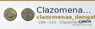 Clazomenae Dengate 1967 IVN — CANOA
