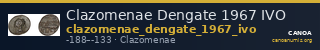 Clazomenae Dengate 1967 IVO — CANOA