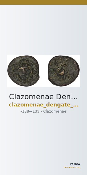 Clazomenae Dengate 1967 IVP — CANOA