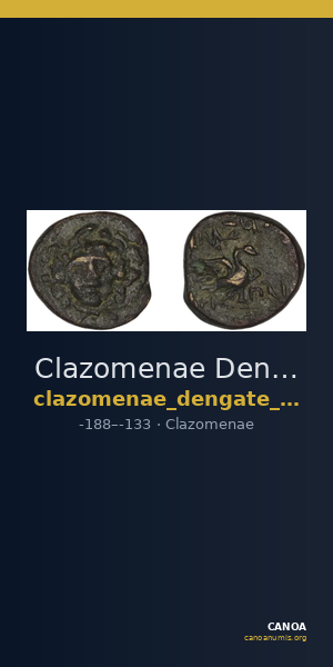 Clazomenae Dengate 1967 IVP — CANOA