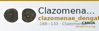 Clazomenae Dengate 1967 IVP — CANOA