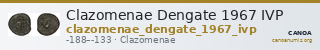 Clazomenae Dengate 1967 IVP — CANOA