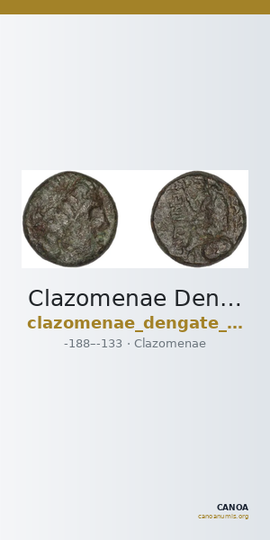 Clazomenae Dengate 1967 IVQ — CANOA