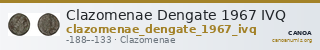 Clazomenae Dengate 1967 IVQ — CANOA