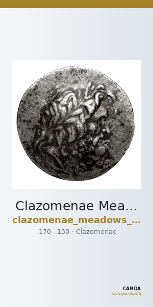 Clazomenae Meadows 2009 p.248, 1-2 — CANOA