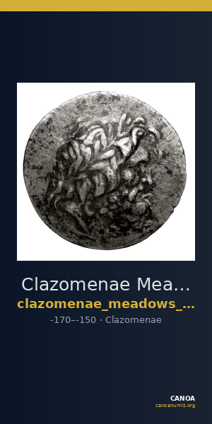 Clazomenae Meadows 2009 p.248, 1-2 — CANOA