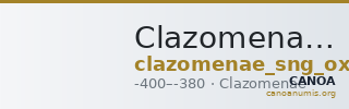 Clazomenae SNG Oxford 148 — CANOA