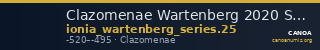 Clazomenae Wartenberg 2020 Series 25 — CANOA